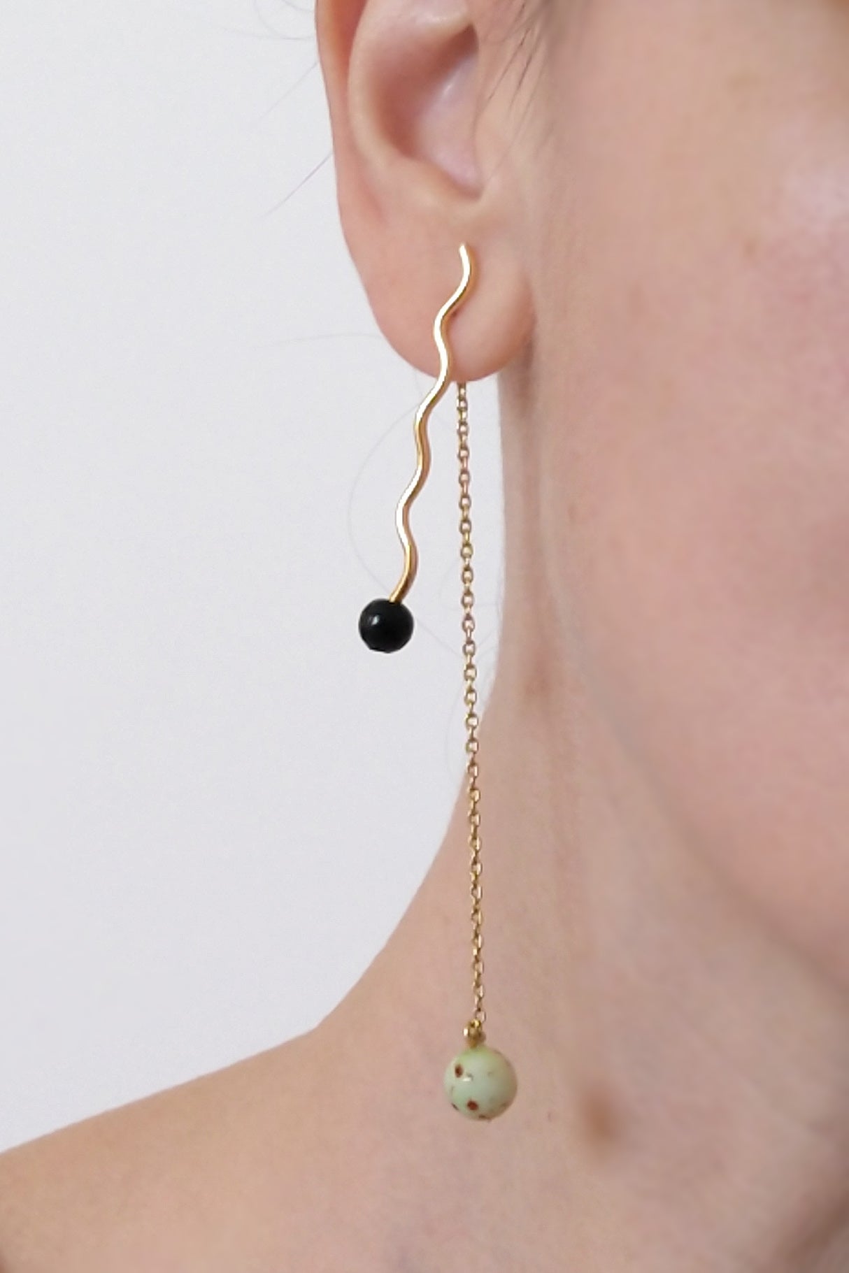 Soft waves earrings